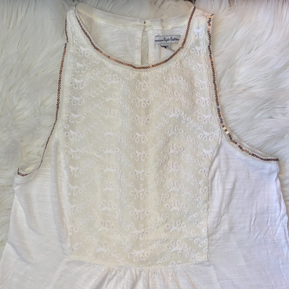White Halter Top